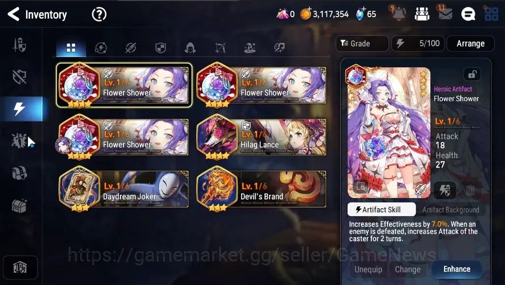 Epic Seven Accounts GLOBAL Unverif|New Era|2 ML (Rhinna&Luciella,EIlyn image 17