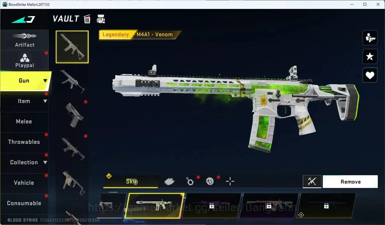 Blood Strike Accounts ASIA | Ultra ETHAN Raid Mask|Legendary M4A1 Venom| image 4