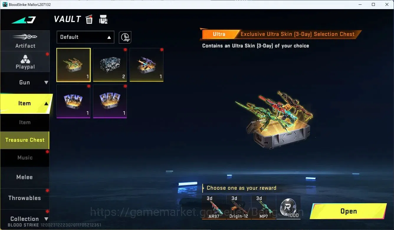 Blood Strike Accounts ASIA | Ultra ETHAN Raid Mask|Legendary M4A1 Venom| image 6