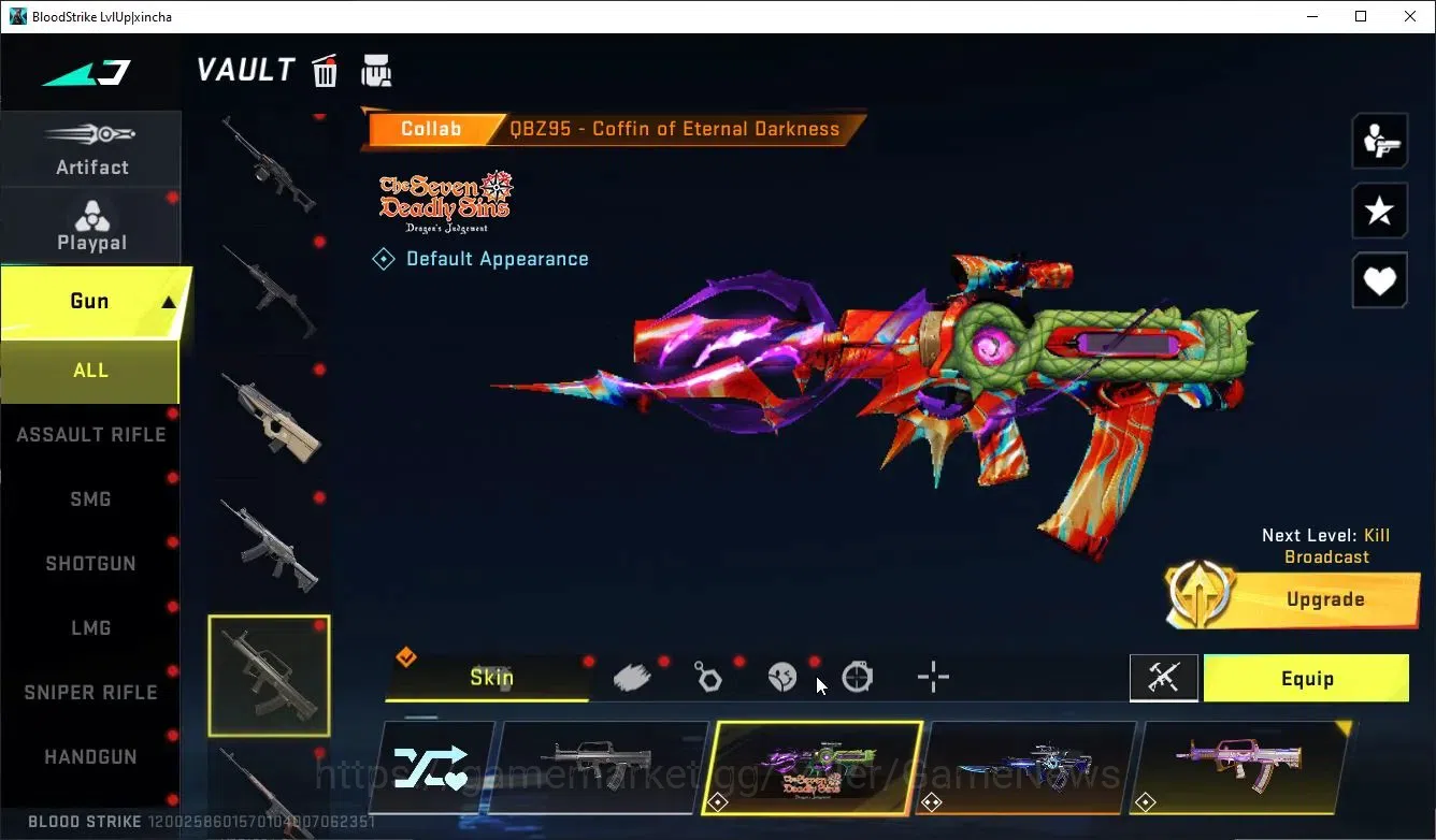 Blood Strike Accounts ASIA|ETERNAL DeAgle+COLLABS TR FN2K,Jack,7DS AK47, image 15