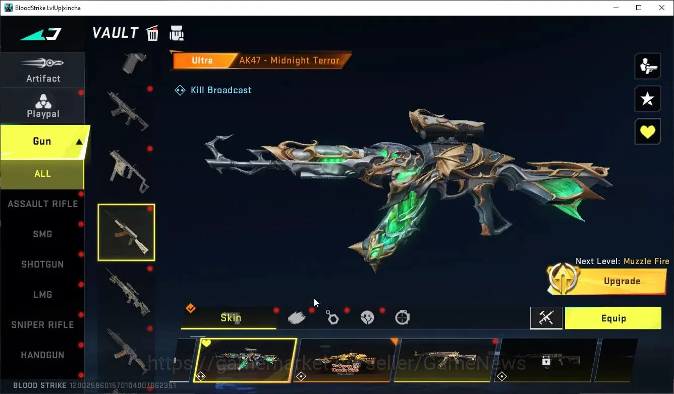 Blood Strike Accounts ASIA|ETERNAL DeAgle+COLLABS TR FN2K,Jack,7DS AK47, image 16
