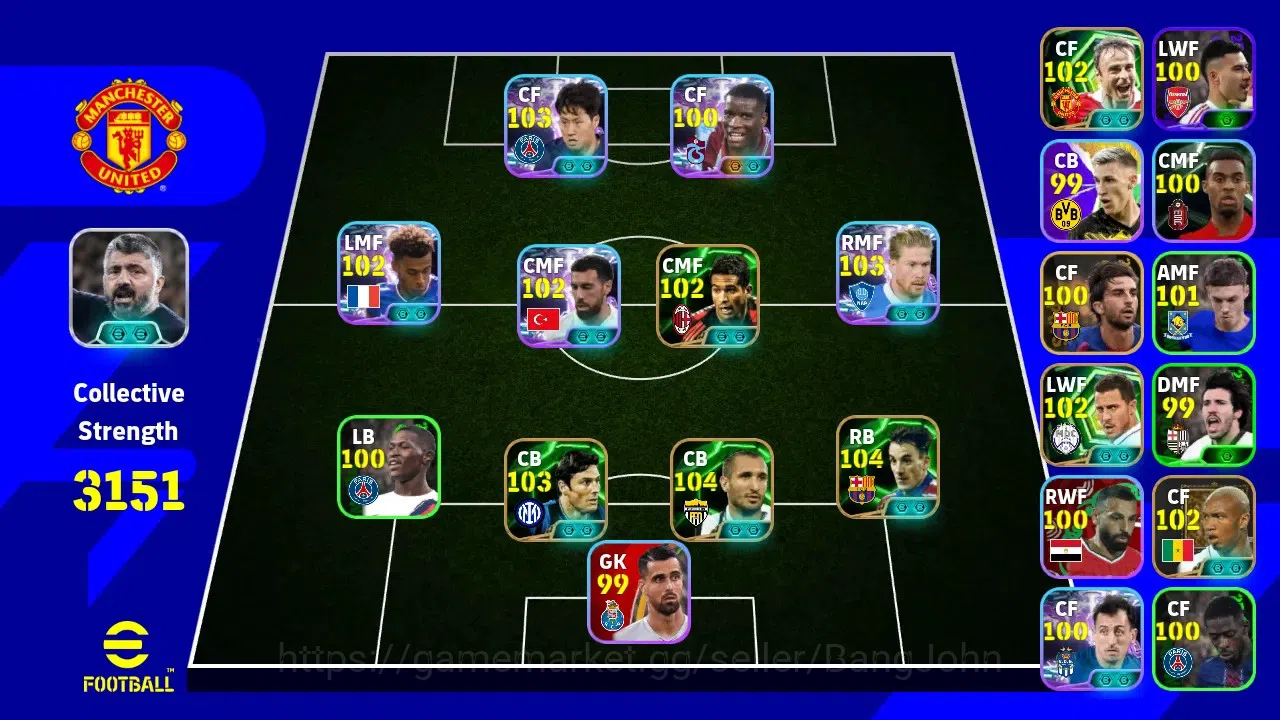 eFootball Accounts Android|PW 3151 | Epic Chiellini, Ferrer, Zanetti, image 7