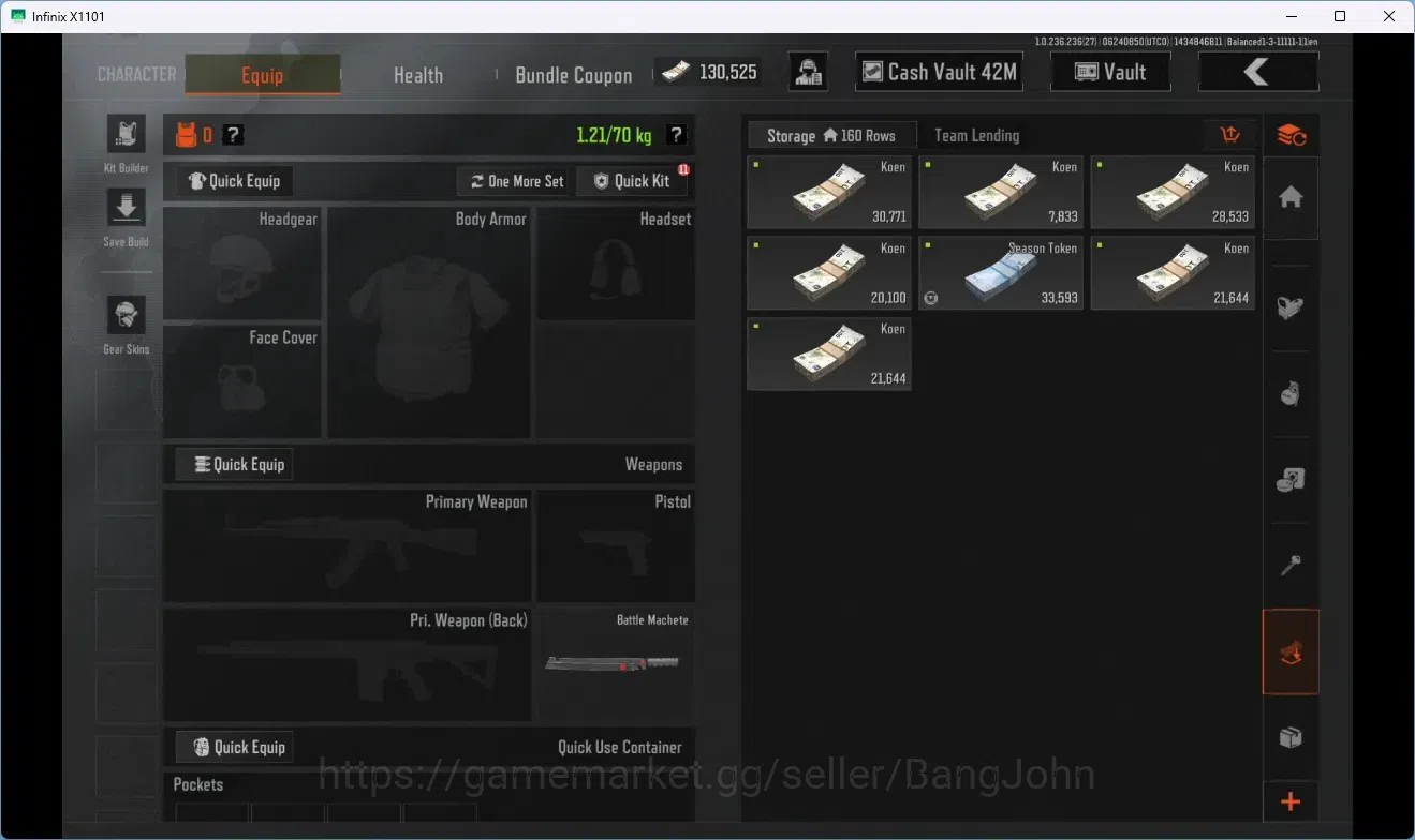 Arena Breakout Accounts High Value Mobile | LV 30 | SV 83.1 M | CV 42.8 M | Decree VSS, Koi AK-102, Lava AUG, Secrets RPK-16 11