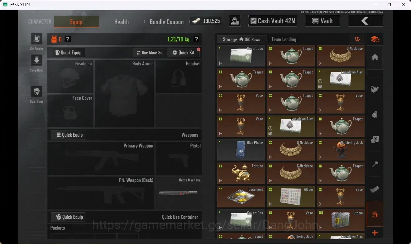 Arena Breakout Accounts High Value Mobile | LV 30 | SV 83.1 M | CV 42.8 M | Decree VSS, Koi AK-102, Lava AUG, Secrets RPK-16 12