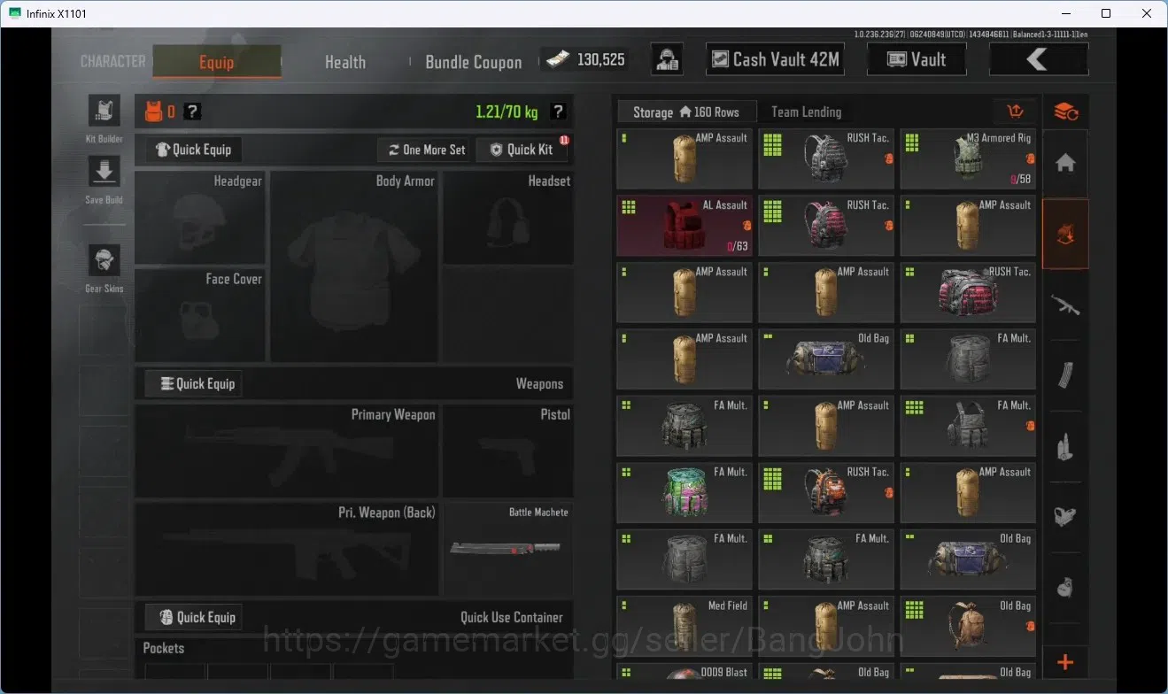Arena Breakout Accounts High Value Mobile | LV 30 | SV 83.1 M | CV 42.8 M | Decree VSS, Koi AK-102, Lava AUG, Secrets RPK-16 3