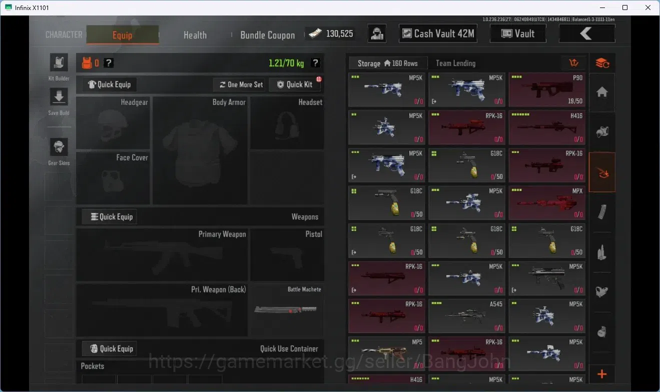 Arena Breakout Accounts High Value Mobile | LV 30 | SV 83.1 M | CV 42.8 M | Decree VSS, Koi AK-102, Lava AUG, Secrets RPK-16 4