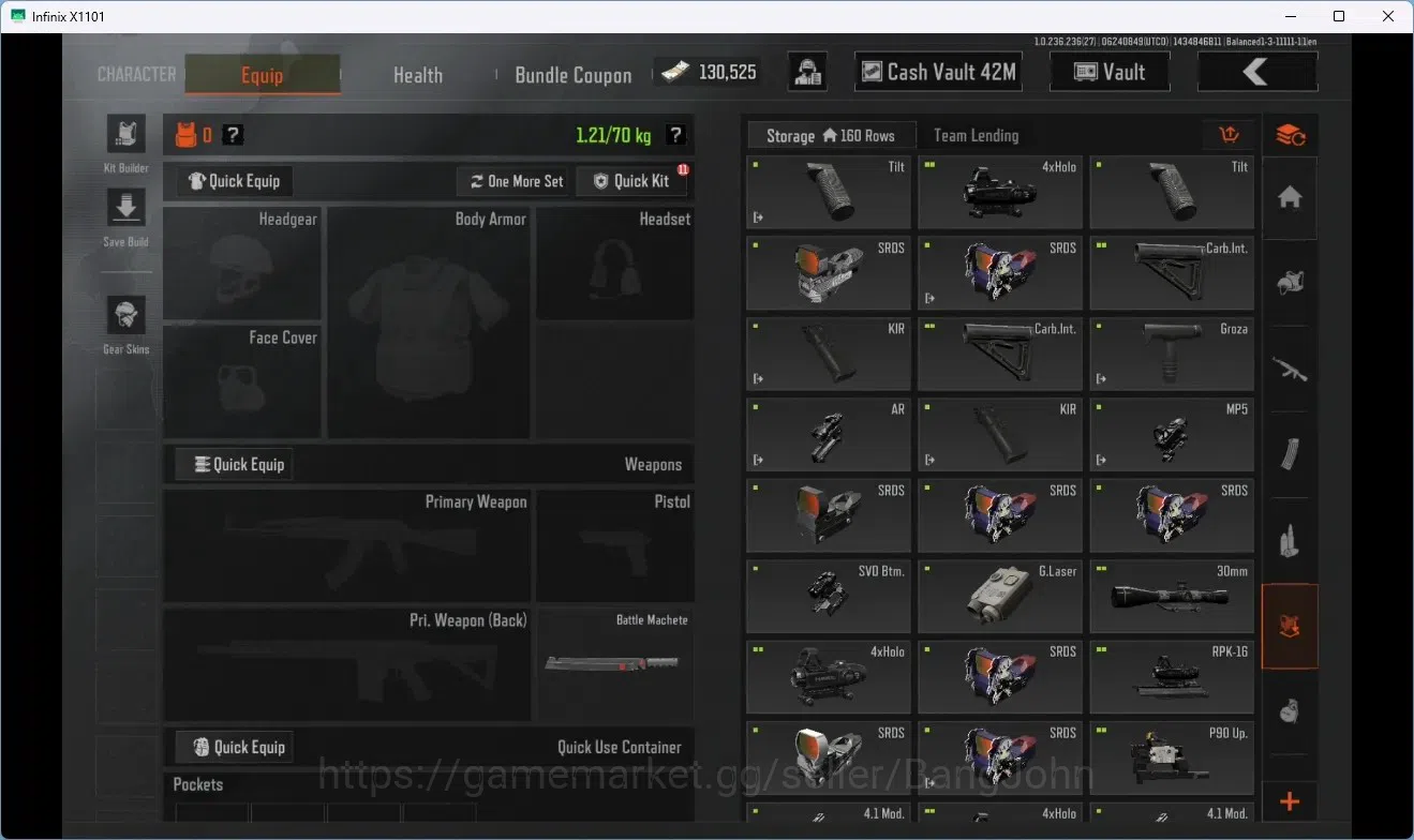 Arena Breakout Accounts High Value Mobile | LV 30 | SV 83.1 M | CV 42.8 M | Decree VSS, Koi AK-102, Lava AUG, Secrets RPK-16 7