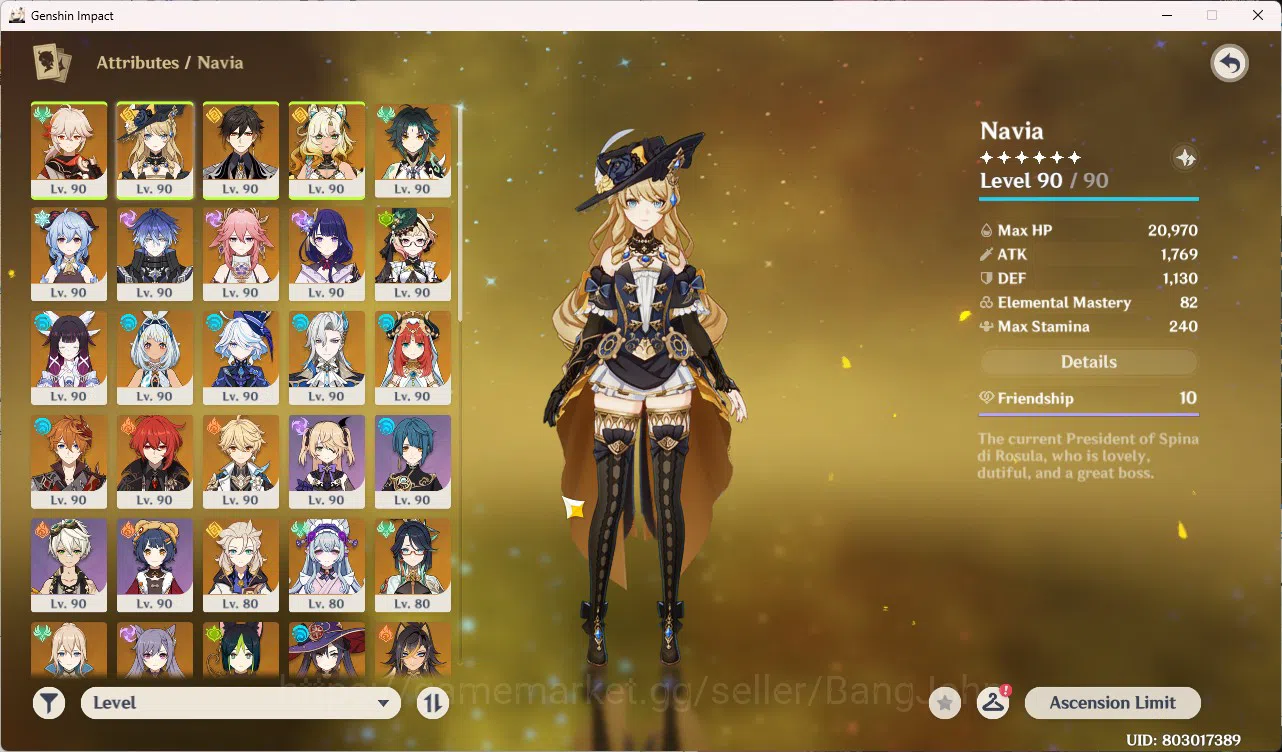 Genshin Impact Accounts End-Game | ASIA | AR 60 | 18 Limit Neuvillette C1  image 2