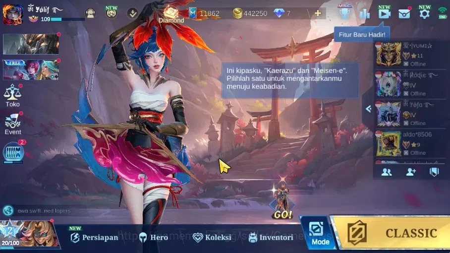 Mobile Legends: Bang Bang Accounts Collector Hero133|Skin365|Ex Glory 1