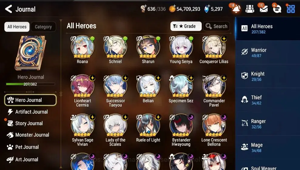 Epic Seven Accounts ASIA UnVerif|19 ML(Salome,LOT Scales,RoLight,Harse image 10