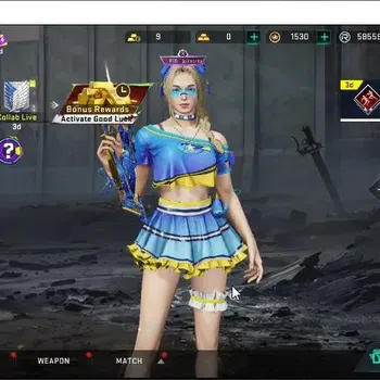Blood Strike Accounts Collab Skin ASIA|2 ETERNAL MP7 Tidesong,P90 Empyrean|Ultra Melee Butterfly Knife Synthwave|Collab AOT