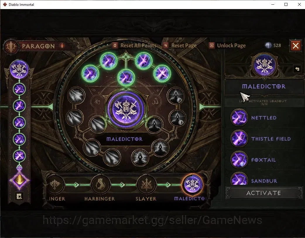 Diablo Immortal Accounts NA-Chain Of honor|CS ON|Lv60(823)|Barbarian|CR 40K image 10