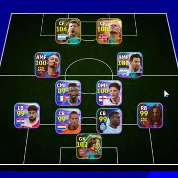 eFootball Accounts Legends & Iconic Players Android|Big Time Erling Haland|6 Epic Jay-Jay Okocha,Sergio Aguero,David