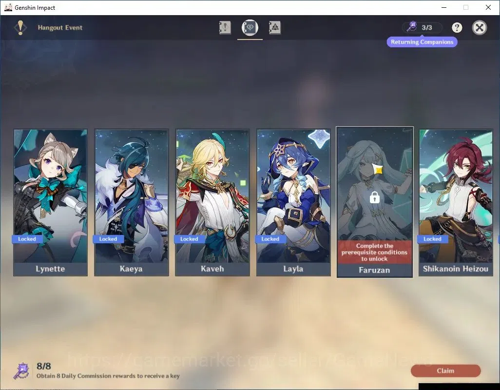 Genshin Impact Accounts ASIA|AR57|9 Limited+5(*5Weapon)|Skirk+Sign,Escoffi image 15