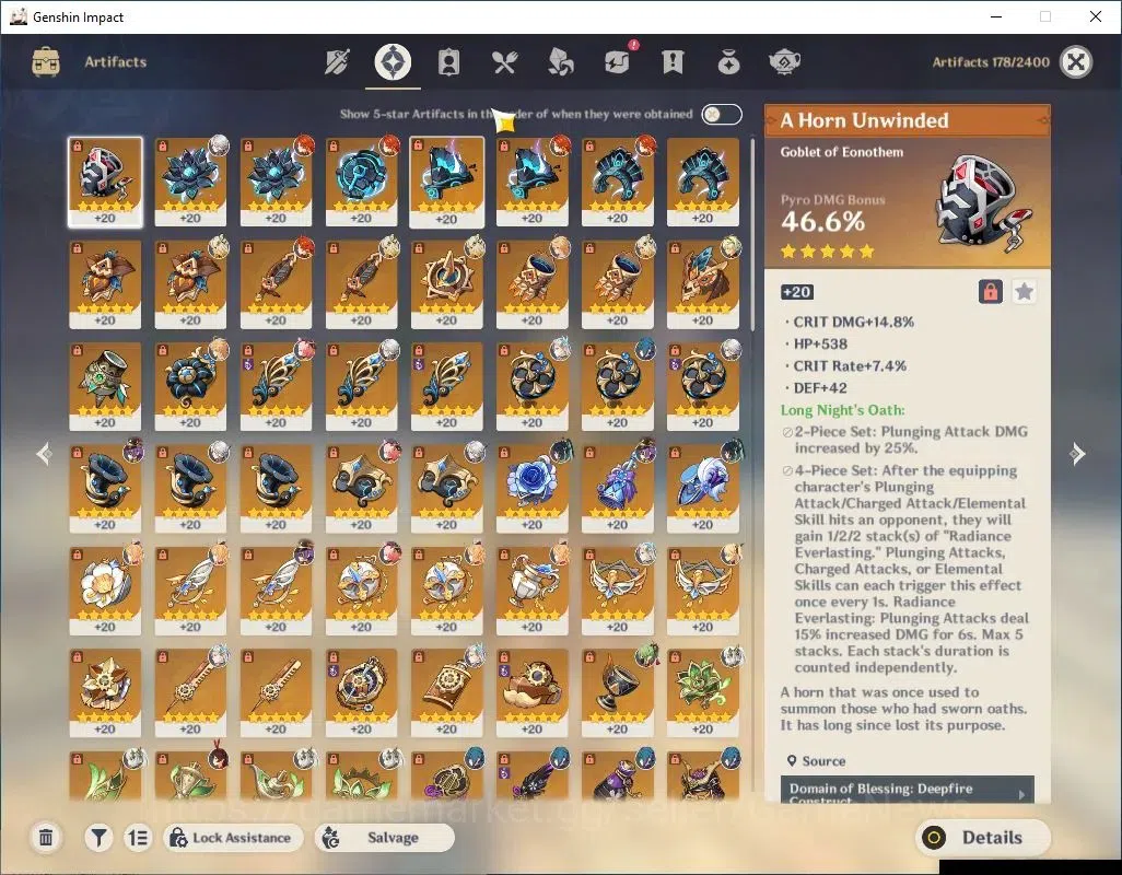 Genshin Impact Accounts ASIA|AR57|9 Limited+5(*5Weapon)|Skirk+Sign,Escoffi image 6