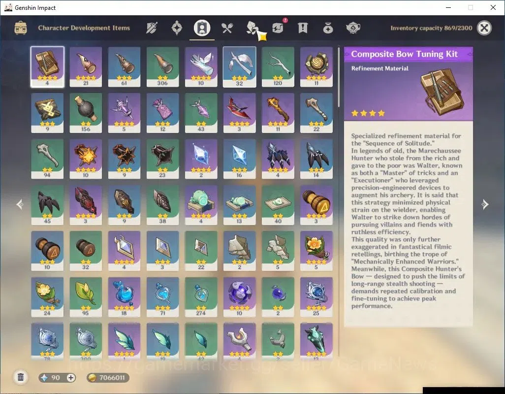 Genshin Impact Accounts ASIA|AR57|9 Limited+5(*5Weapon)|Skirk+Sign,Escoffi image 7