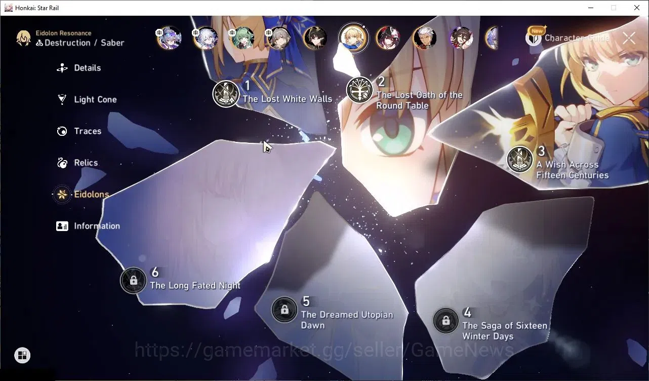 Honkai Star Rail Accounts ASIA|TL 65|10 Limited|Archer PremTeam|SaberE3+Sign image 5