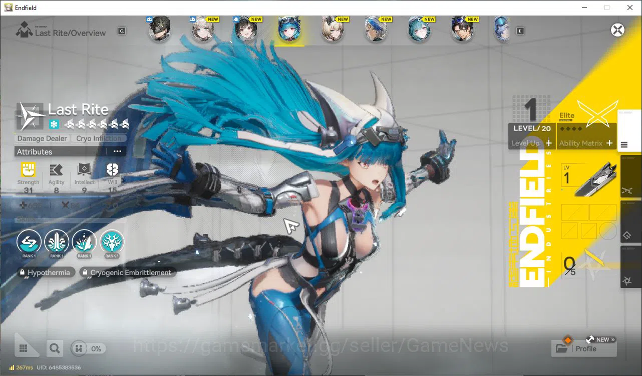 Arknights: Endfield Accounts NA/EU Lv2|Fresh Starter| Solo SSR Last 3