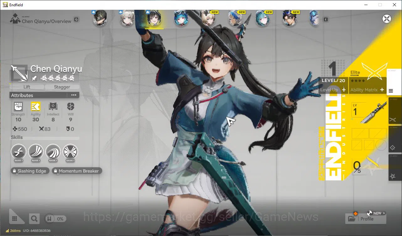 Arknights: Endfield Accounts NA/EU Lv2|Fresh Starter| Solo SSR Last 5