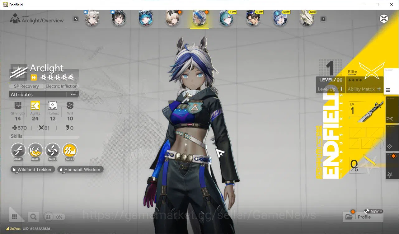 Arknights: Endfield Accounts NA/EU Lv2|Fresh Starter| Solo SSR Last 7