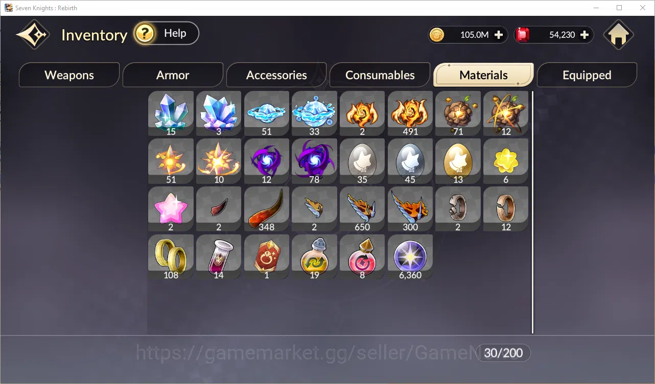 Seven Knights Re:Birth Accounts GLOBAL SEA Sv79| Full 5/5 ex-7k| 28TC6+ (LuBu,Rand image 5