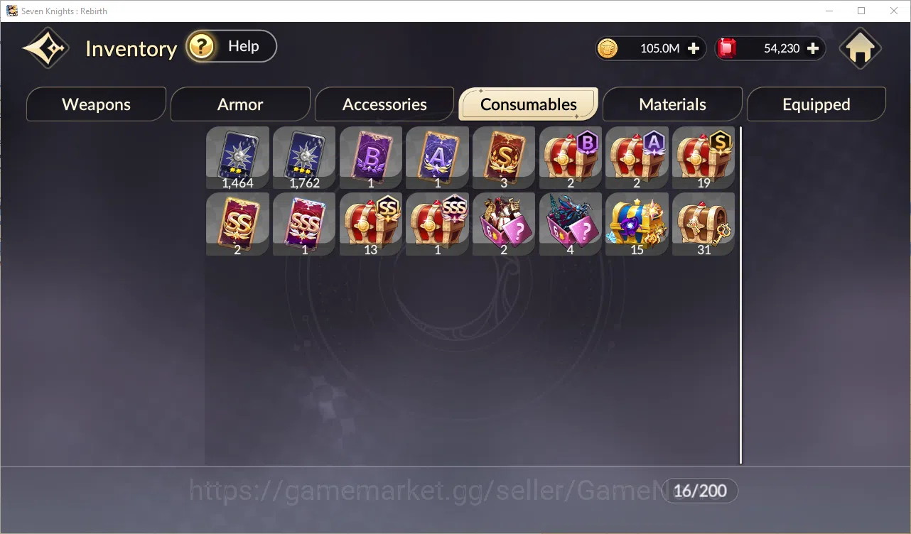 Seven Knights Re:Birth Accounts GLOBAL SEA Sv79| Full 5/5 ex-7k| 28TC6+ (LuBu,Rand image 6