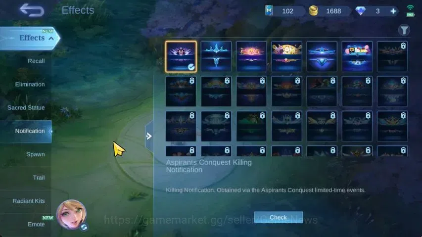 Mobile Legends: Bang Bang Accounts Hero 81|Skin 124|Highest Imo 101|Floryn Sanrio,3 L image 10