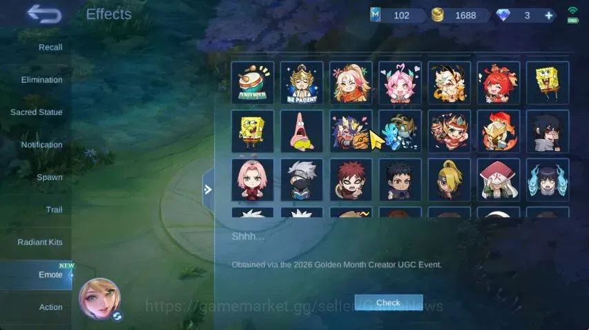 Mobile Legends: Bang Bang Accounts Hero 81|Skin 124|Highest Imo 101|Floryn Sanrio,3 L image 13