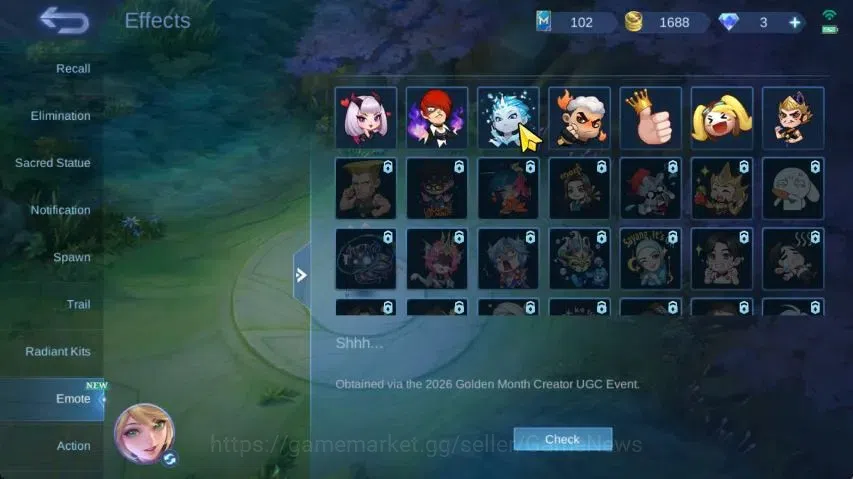 Mobile Legends: Bang Bang Accounts Hero 81|Skin 124|Highest Imo 101|Floryn Sanrio,3 L image 15
