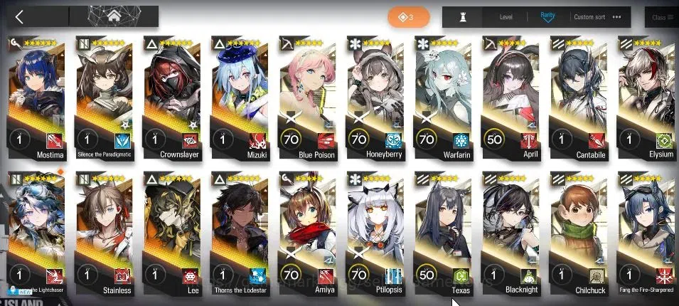 Arknights Accounts Lv 94|234 Op+40 Outfit|5,9K Orundum|7 Limited|Wisa image 6