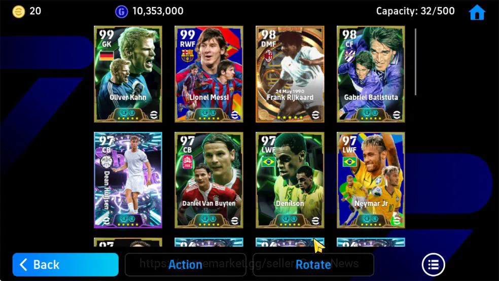 eFootball Accounts Starter Mobile|Big time Frank Rijkaard,Michael Olise(Blitz Curler),Robert Lewandowski(Phenom 6