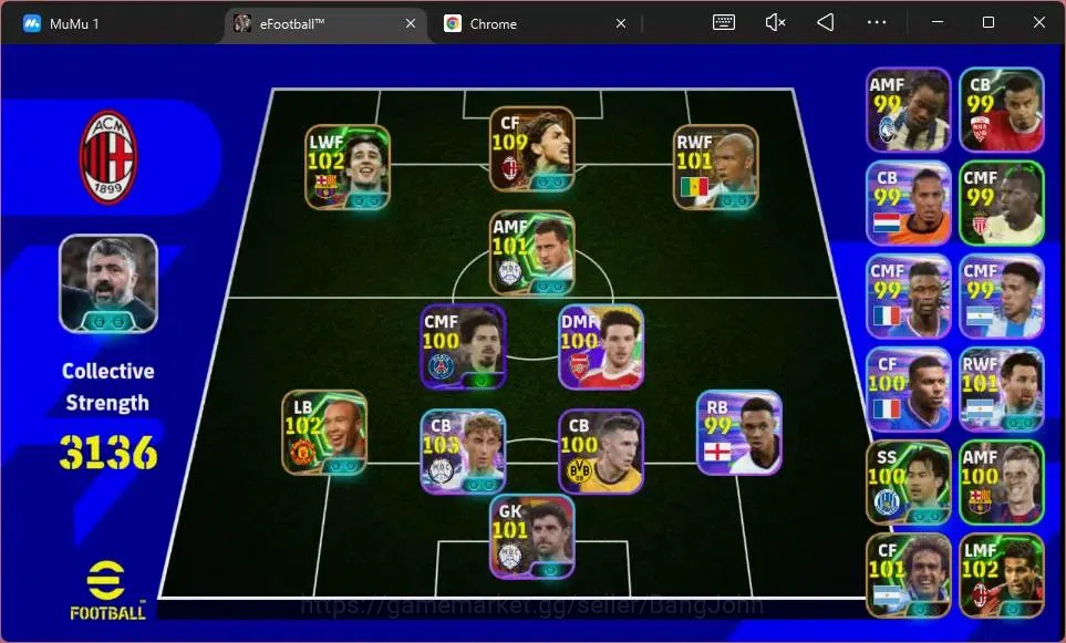 eFootball Accounts ANDROID|PW 3136|E-BT Zlatan Ibrahimovic|SHW Dean H image 2