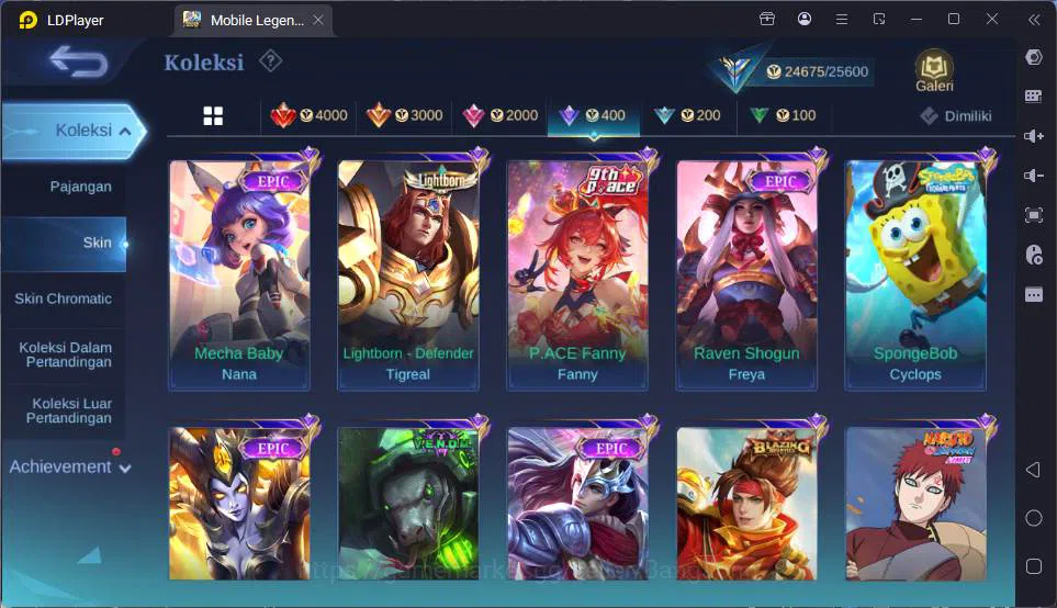Mobile Legends: Bang Bang Accounts GLOBAL|Hero 83|Skin 122|CC Kufra,Light Tigreal,Sai image 16