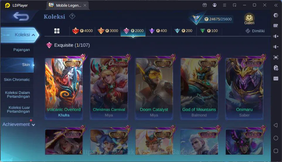 Mobile Legends: Bang Bang Accounts GLOBAL|Hero 83|Skin 122|CC Kufra,Light Tigreal,Sai image 17