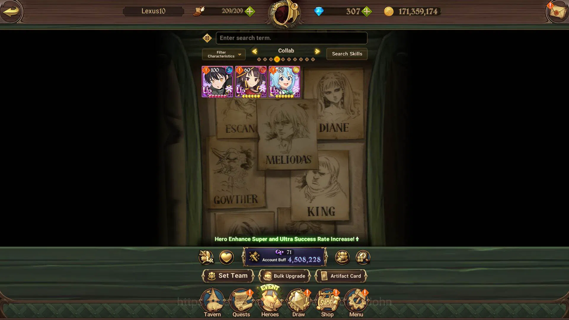 The Seven Deadly Sins: Grand Cross Accounts GLOBAL|4.5M CC|DM 307|3LR Roxy3/6,Elizabeth3/6,Cus image 14