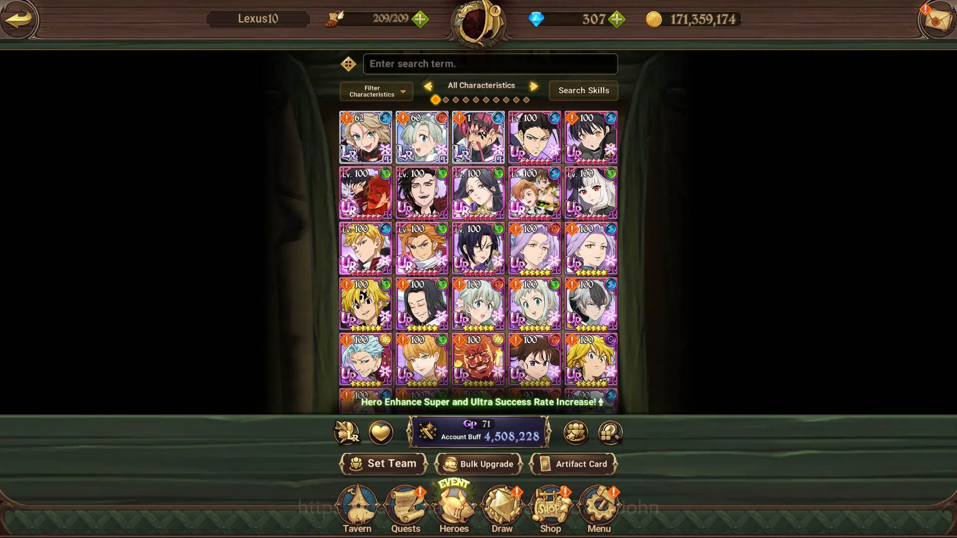 The Seven Deadly Sins: Grand Cross Accounts GLOBAL|4.5M CC|DM 307|3LR Roxy3/6,Elizabeth3/6,Cus image 15