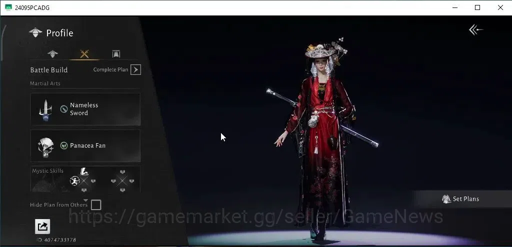 Where Winds Meet Accounts GLOBAL|Lv 5|Starter|GS 3726|Crimson Curtain+Anthem image 2