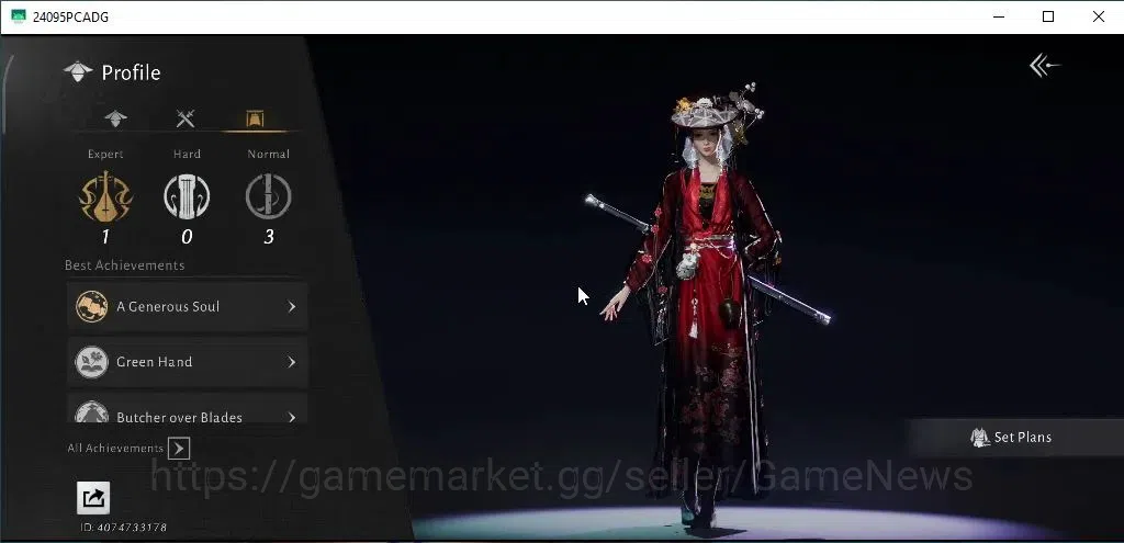 Where Winds Meet Accounts GLOBAL|Lv 5|Starter|GS 3726|Crimson Curtain+Anthem image 3