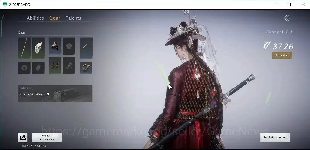 Where Winds Meet Accounts GLOBAL|Lv 5|Starter|GS 3726|Crimson Curtain+Anthem image 6