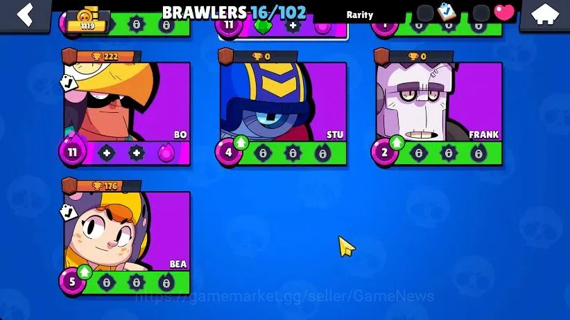 Brawl Stars Accounts 1119 Trophy|5K Bling|16 Brawlers 3 Max Lvl [Bo,Pen image 4