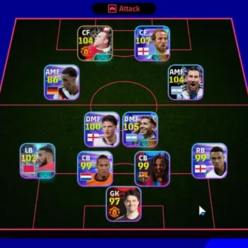 eFootball Accounts Others Android|Power 2967|Show Time Harry Kane,Enzo Fernandes,N Mazraoui,etc|Epic Wayne