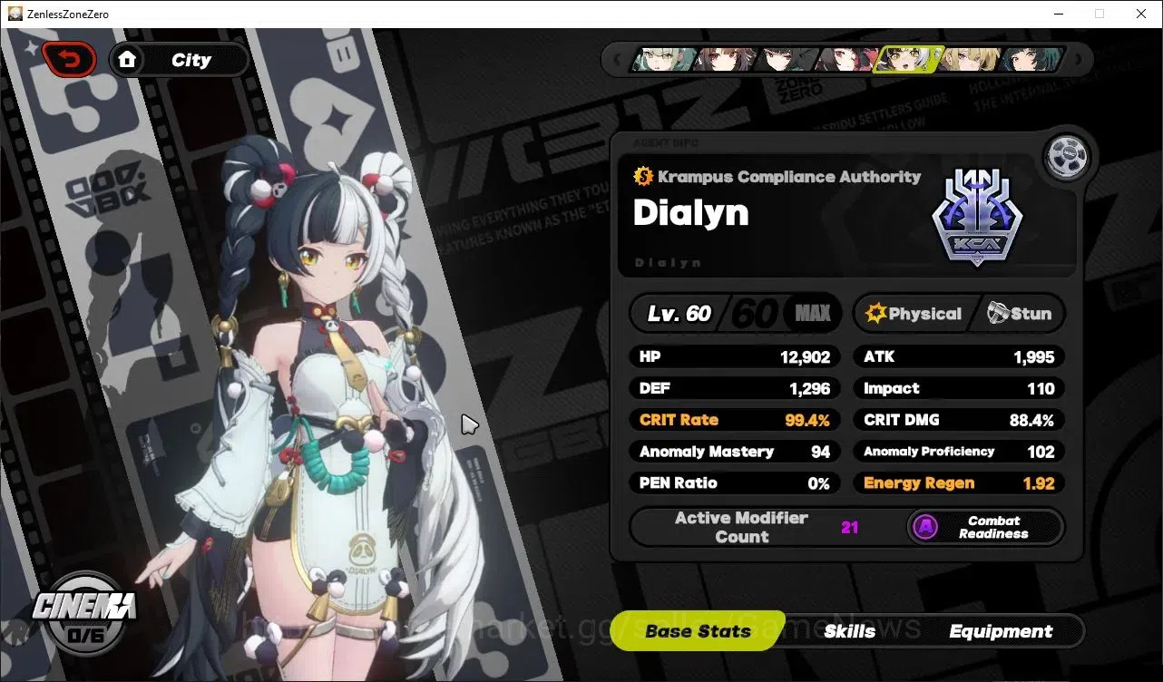 Zenless Zone Zero Accounts ASIA|IK 56|Free HSR+GI|11 LMT,2AOD,2VH,2 PremT([YS image 11