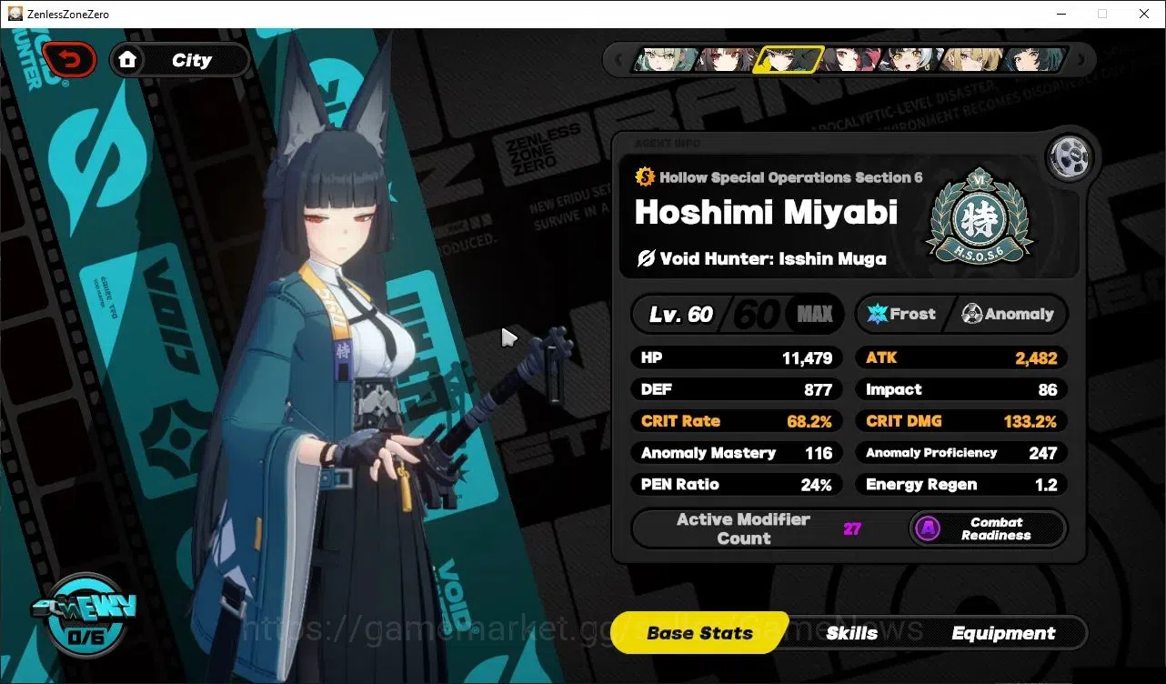Zenless Zone Zero Accounts ASIA|IK 56|Free HSR+GI|11 LMT,2AOD,2VH,2 PremT([YS image 15
