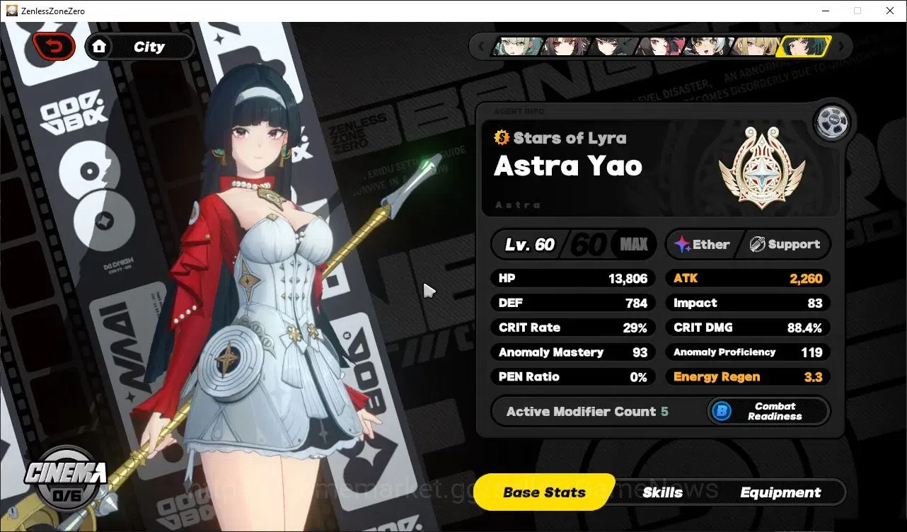Zenless Zone Zero Accounts ASIA|IK 56|Free HSR+GI|11 LMT,2AOD,2VH,2 PremT([YS image 16
