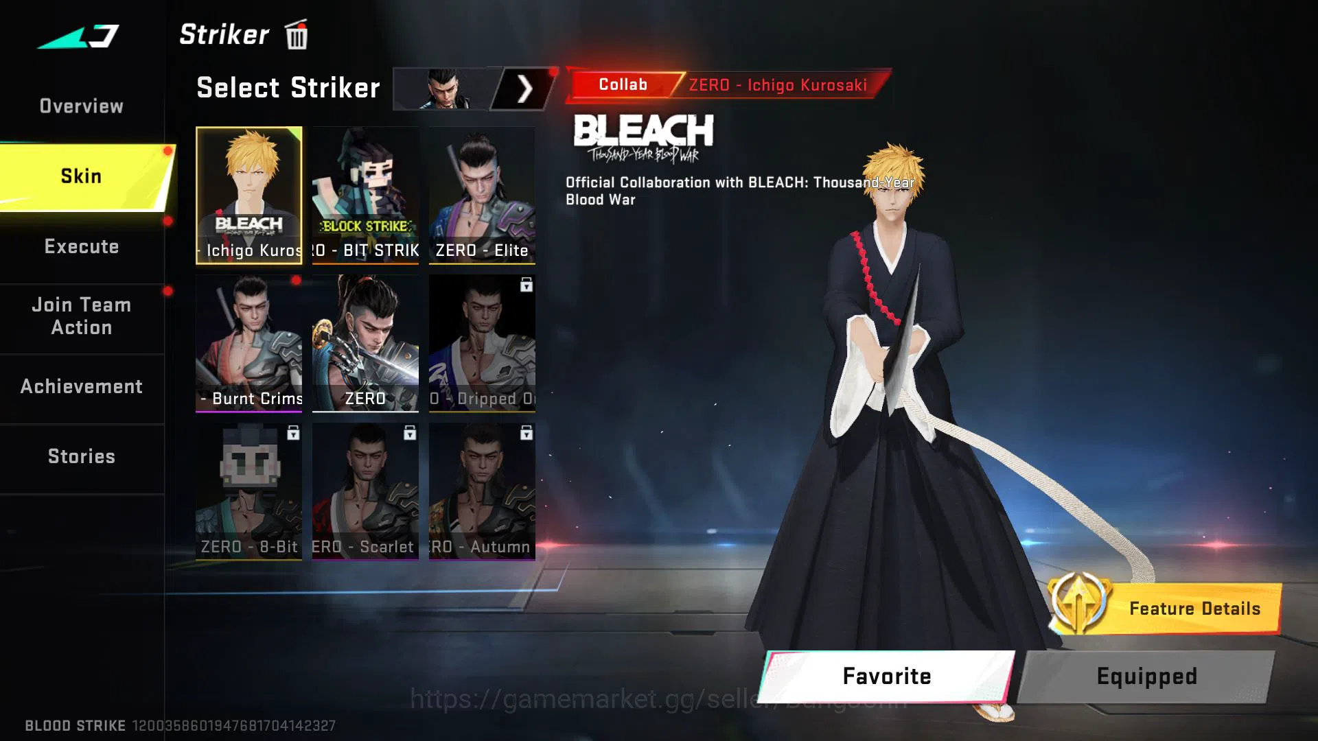Blood Strike Accounts ASIA 7 ETERNAL CHAINBLADE,KRAKEN,KAG(LV2),M700(LVL image 10