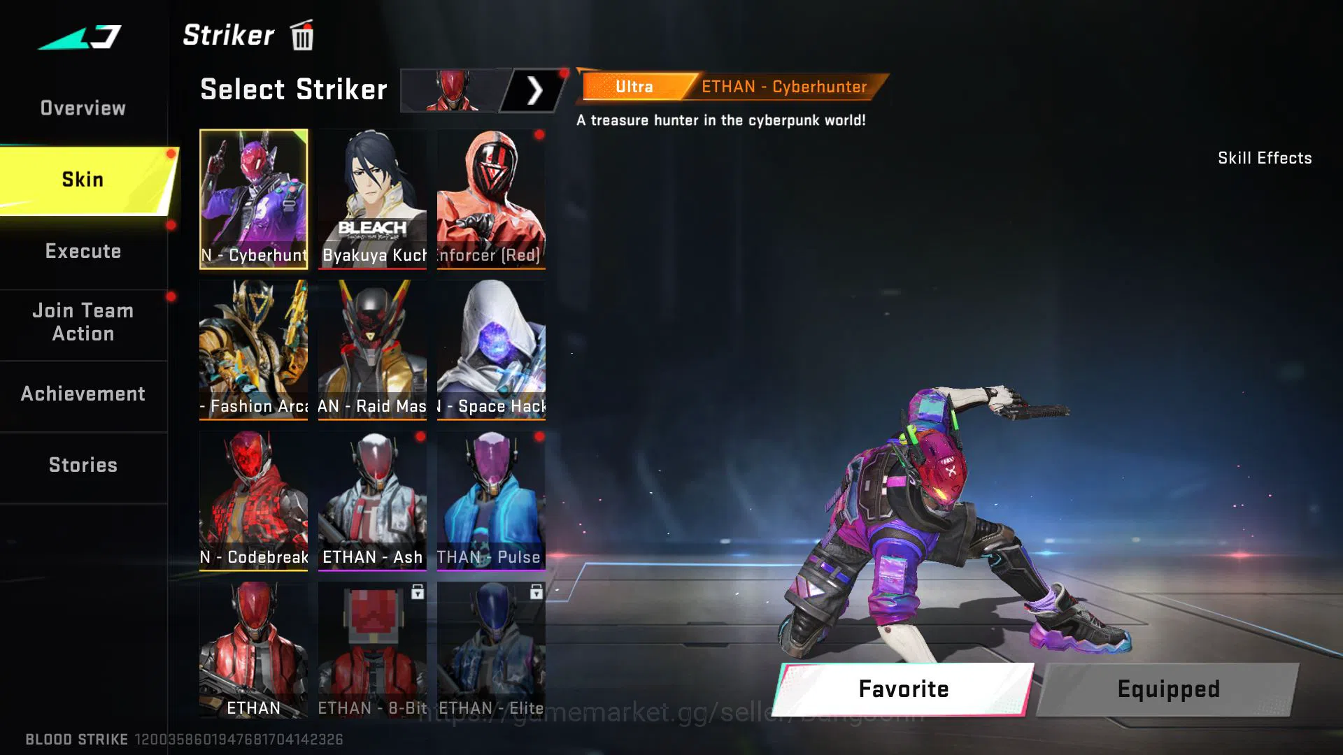 Blood Strike Accounts ASIA 7 ETERNAL CHAINBLADE,KRAKEN,KAG(LV2),M700(LVL image 4