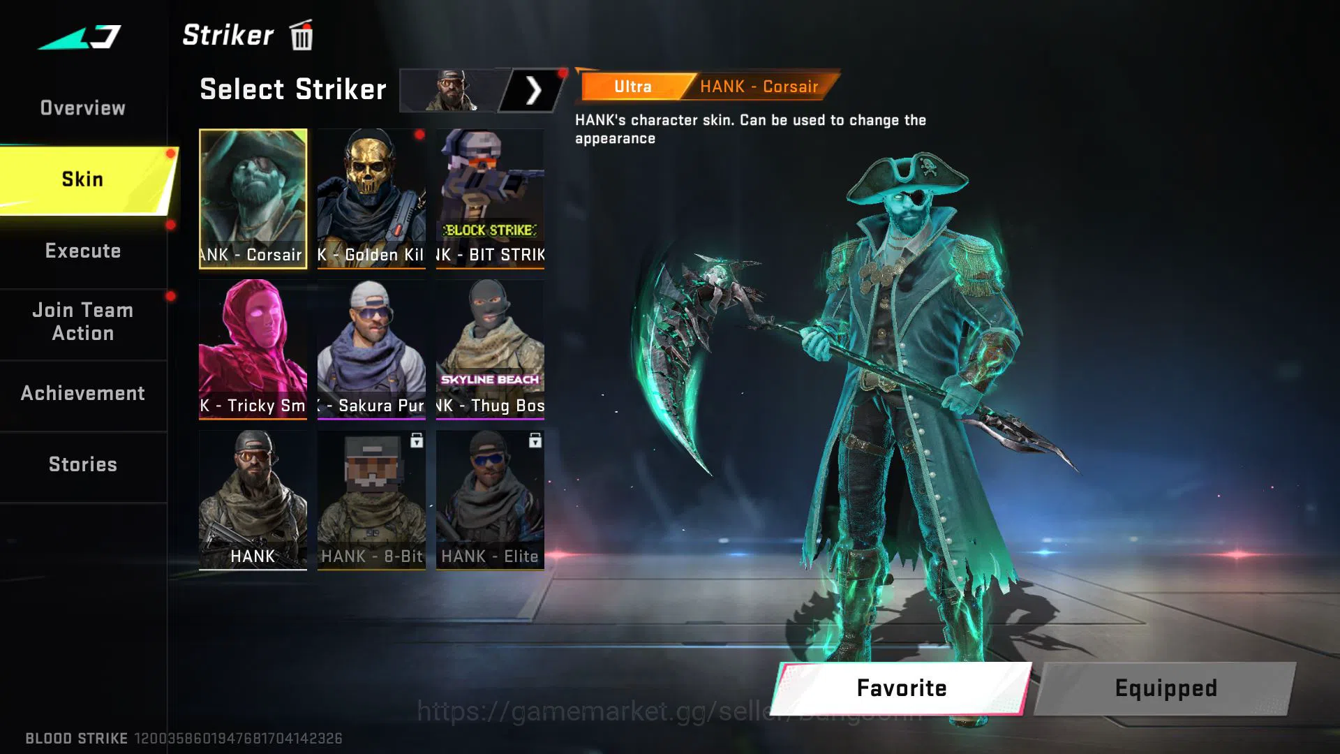 Blood Strike Accounts ASIA 7 ETERNAL CHAINBLADE,KRAKEN,KAG(LV2),M700(LVL image 5
