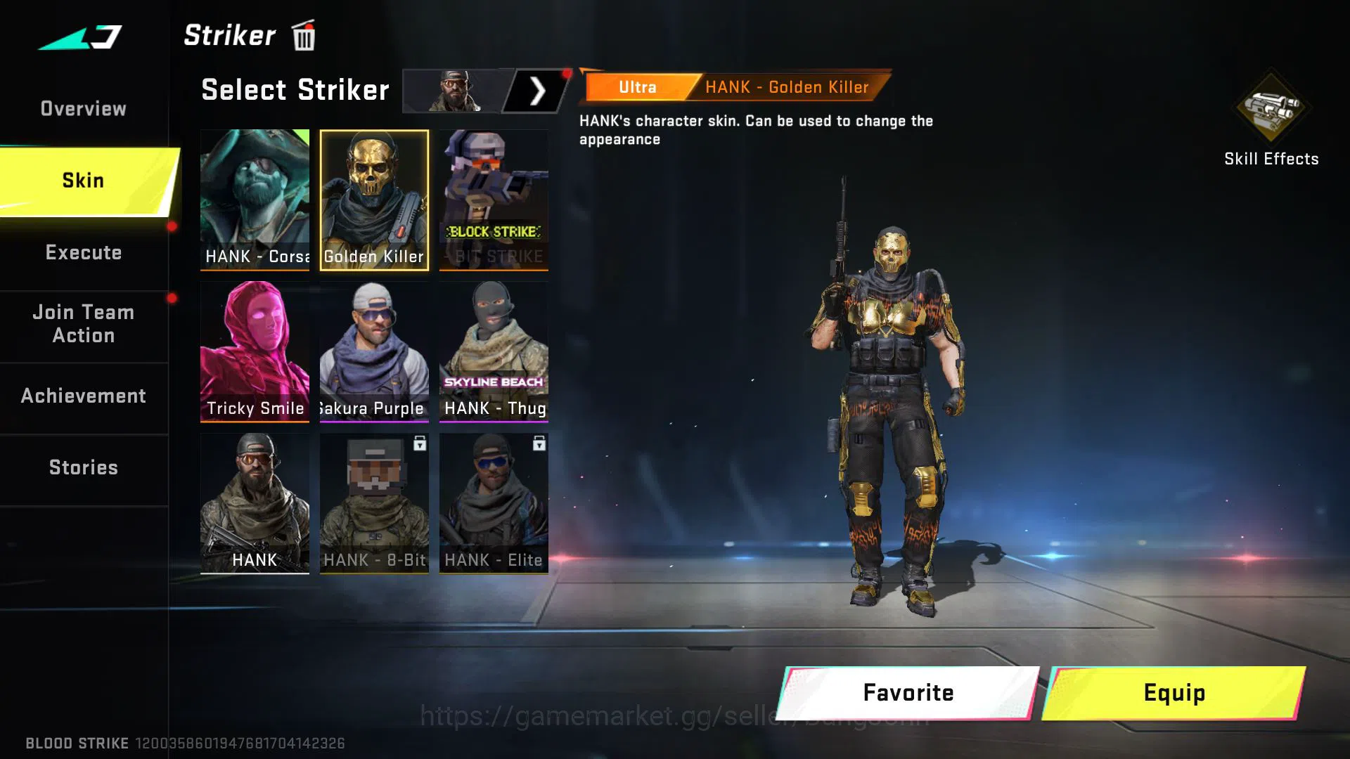 Blood Strike Accounts ASIA 7 ETERNAL CHAINBLADE,KRAKEN,KAG(LV2),M700(LVL image 6