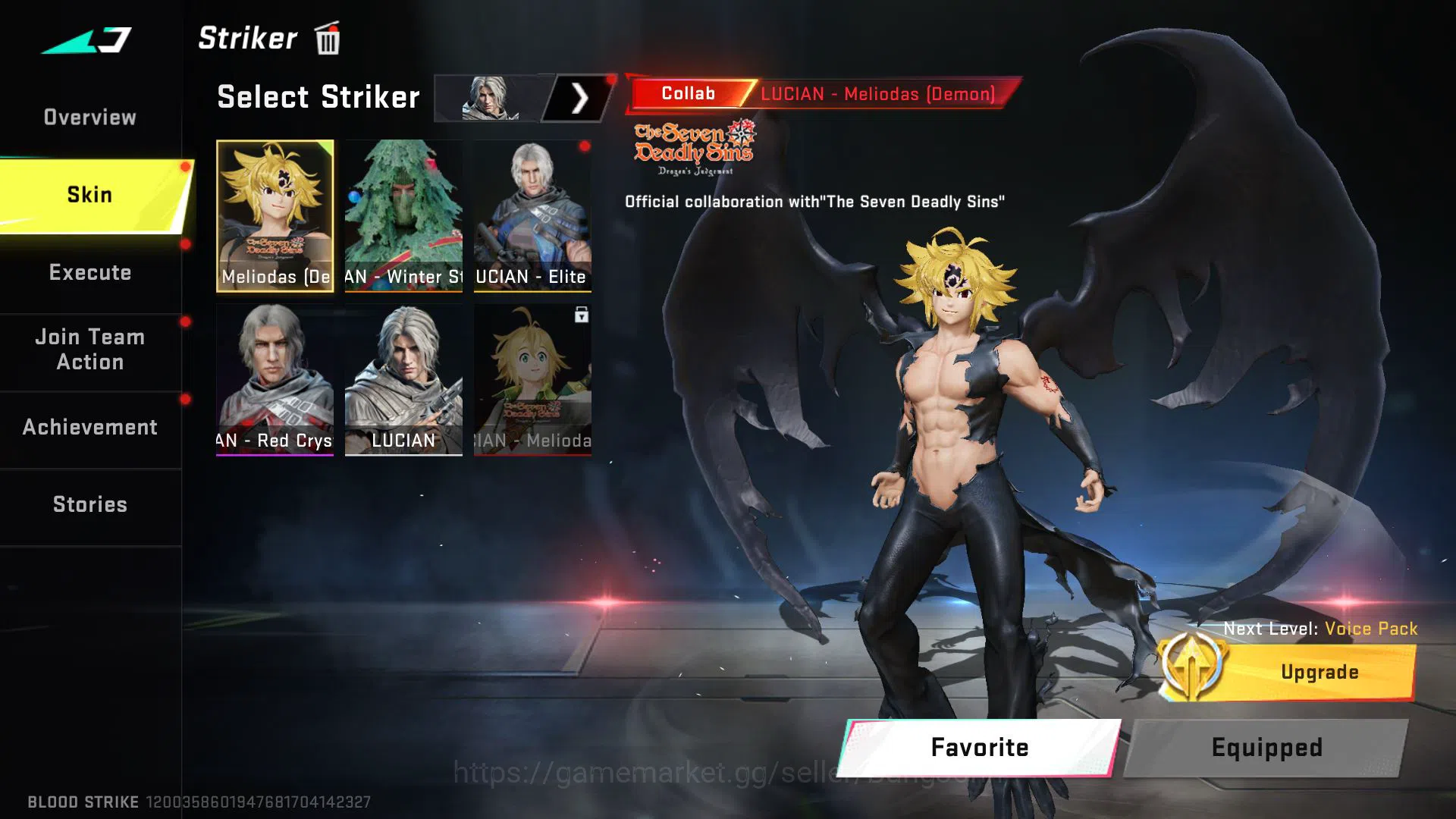 Blood Strike Accounts ASIA 7 ETERNAL CHAINBLADE,KRAKEN,KAG(LV2),M700(LVL image 8