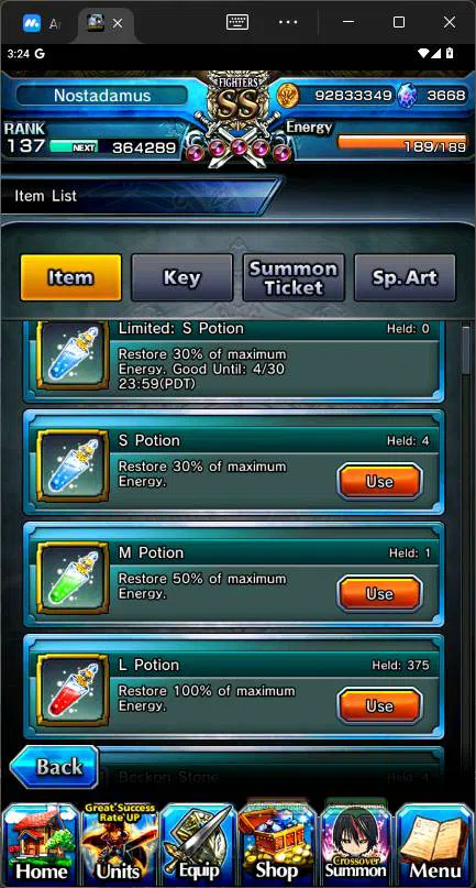 Grand Summoners Accounts GLOBAL|19 Ascend|Paladin Roy TW,SummerMIyu TW,Chlo image 3